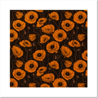 Orange Poppies Posters and Art